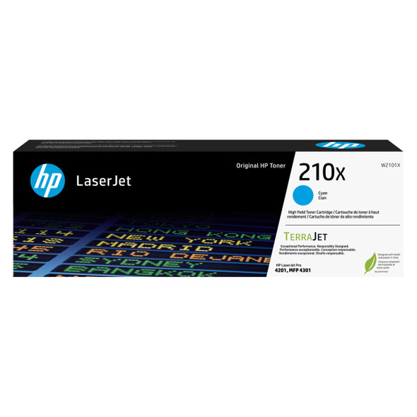 HP 210X Original LaserJet Toner Cartridge Cyan 5500 Pages