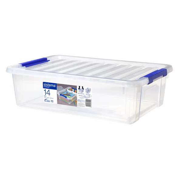 Sistema Plastic Storage Container 14L Dark Blue