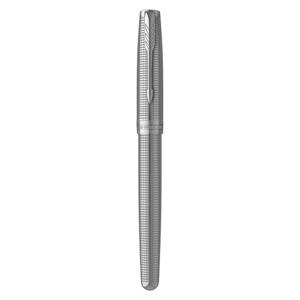 Sonnet Silver Cisele Fountain Pen Fine Nib Parker Sonnet Silver Cisele Fountain Pen Fine Nib Parker