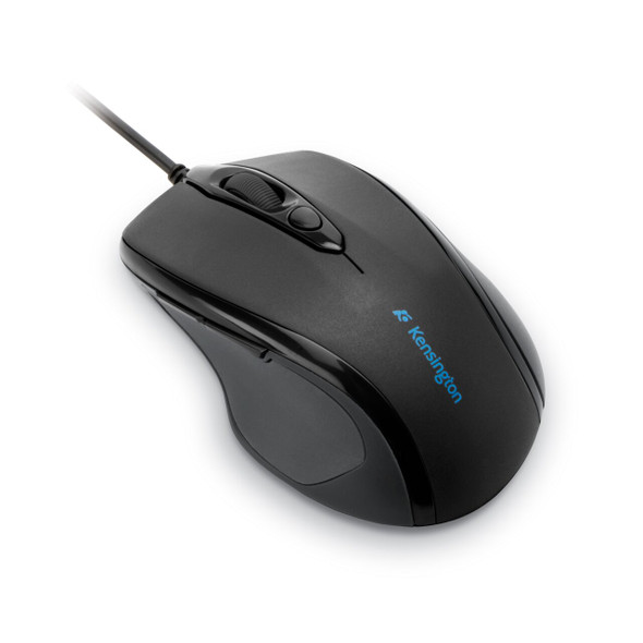 Kensington Pro Fit Mid-Size USB Wired Mouse Black