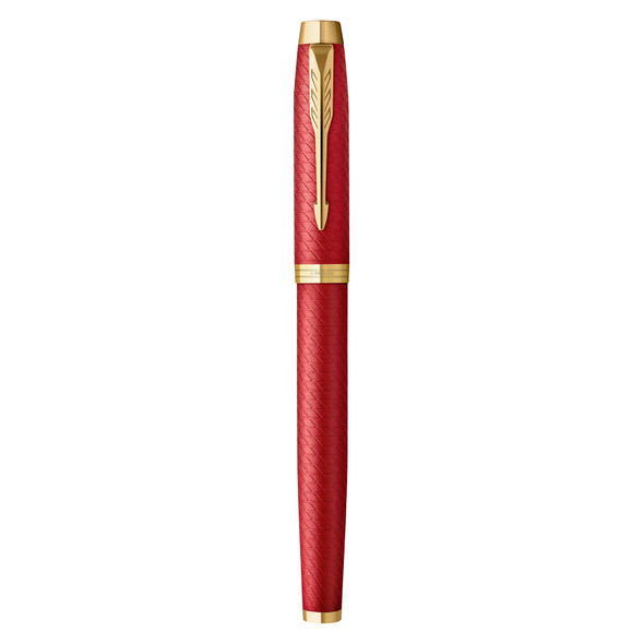 IM Premium Red Gold Trim Fountain Pen Fine Nib Parker IM Premium Red Gold Trim Fountain Pen Fine Nib Parker