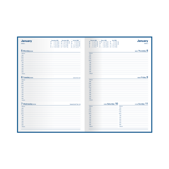 Collins Kingsgrove Diary 2026 A4 Week To View Internal Layout Collins Kingsgrove Diary 2026 A4 Week To View Internal Layout