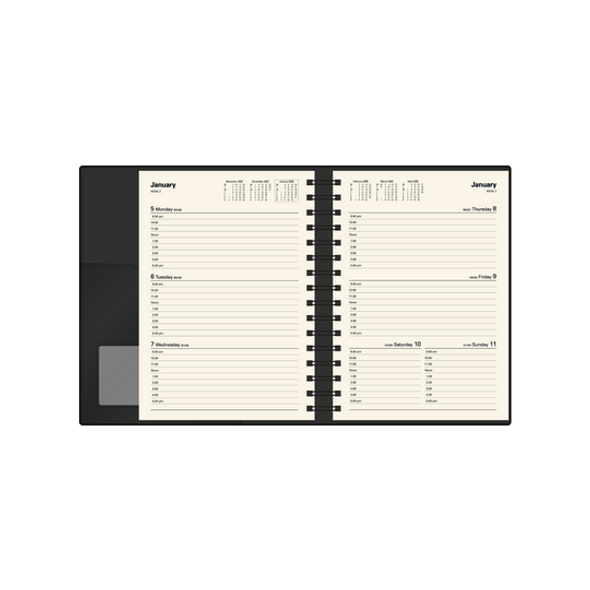 Collins Vanessa Diary 2026 A5 Blue Week To View Internal Layout Collins Vanessa Diary 2026 A5 Blue Week To View Internal Layout