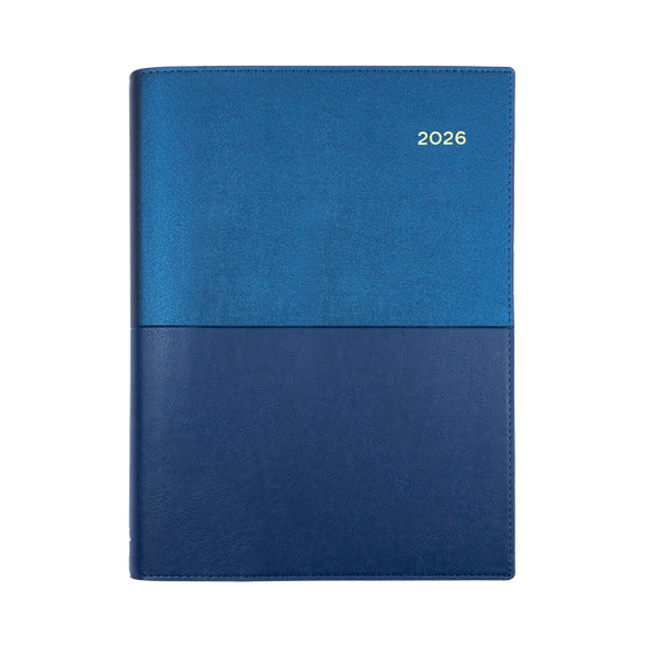 Collins Vanessa Diary 2026 A5 Blue Front Cover Display Collins Vanessa Diary 2026 A5 Blue Front Cover Display