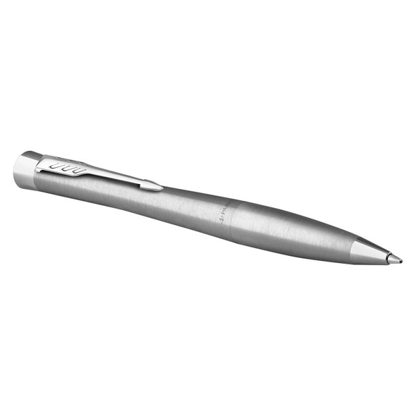 Parker Ballpoint Pen Urban Twist Metro Metallic Chrome Trim Medium Tip
