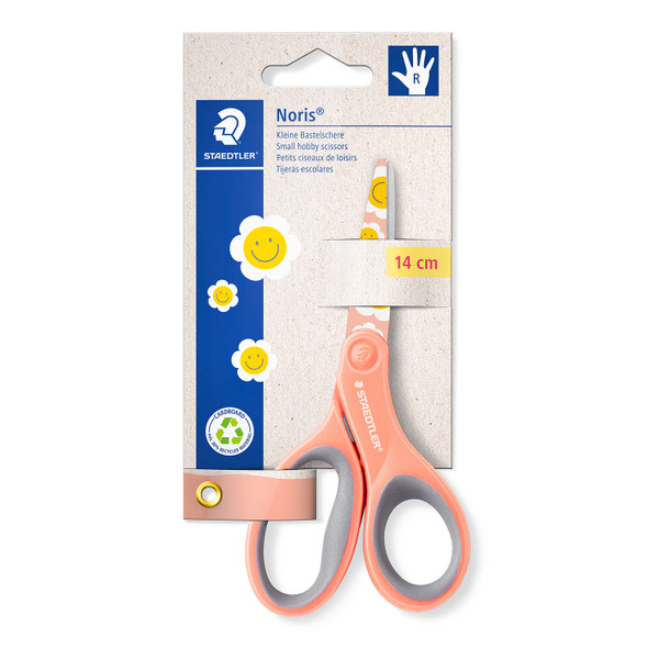 Staedtler Noris Pastel Scissors 14cm 4 Assorted Colours Peach Staedtler Noris Pastel Scissors 14cm 4 Assorted Colours Peach