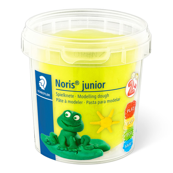 Staedtler Noris Junior Modelling Dough Assorted 4 Bright Colours Neon Yellow Staedtler Noris Junior Modelling Dough Assorted 4 Bright Colours Neon Yellow