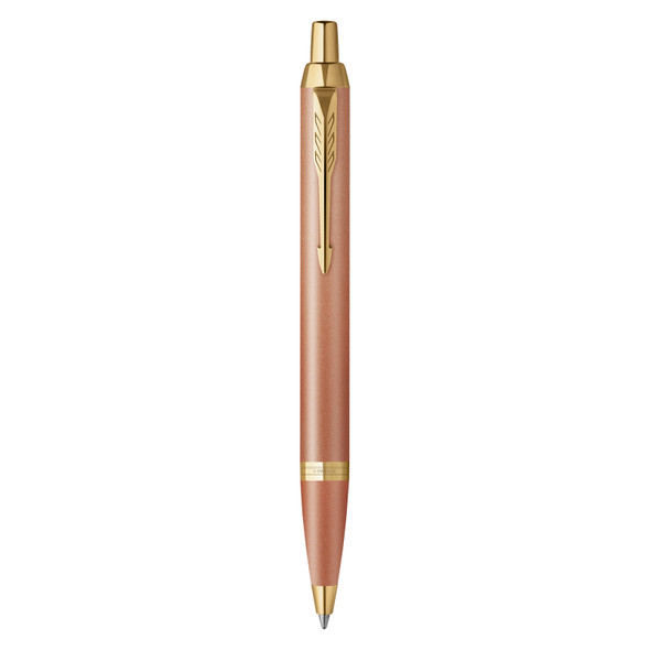 Parker IM Writing Rituals Orange Finish with Gradient Gold Trim Ballpoint Pen Medium Tip Parker IM Writing Rituals Orange Finish with Gradient Gold Trim Ballpoint Pen Medium Tip