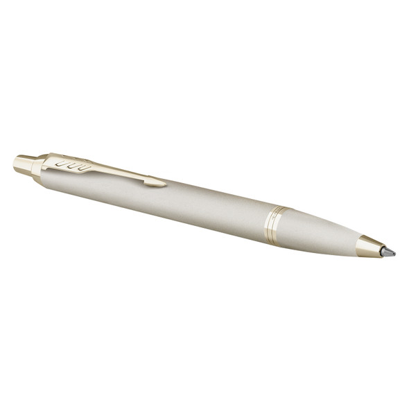Parker Ballpoint Pen IM Monochrome Champagne Stainless Steel Medium Tip