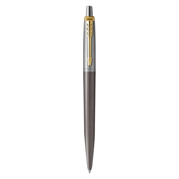 Parker Jotter XL Ballpoint Pen Grey Lacquer and Gold Trim Medium Tip