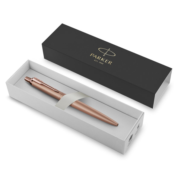 Parker Medium Tip Jotter XL Monochrome Rose Gold Rose Gold Trim Ballpoint Pen Parker Medium Tip Jotter XL Monochrome Rose Gold Rose Gold Trim Ballpoint Pen