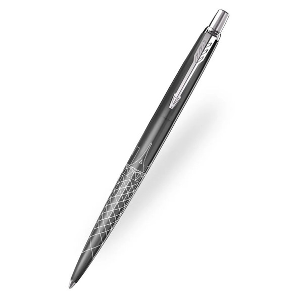 Parker Jotter SE Global Icons Ballpoint Pen Paris Grey Lacquer and Chrome Trim Medium Tip