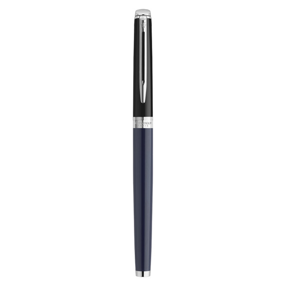 Hemisphere Black and Blue Lacquer Palladium Trim Fountain Pen Medium Nib Waterman Hemisphere Black and Blue Lacquer Palladium Trim Fountain Pen Medium Nib Waterman