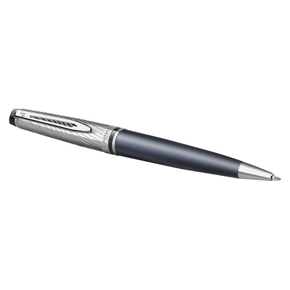 Metal and Stone Grey Lacquer Palladium Trim Ballpoint Pen Medium Tip Waterman Expert Deluxe Metal and Stone Grey Lacquer Palladium Trim Ballpoint Pen Medium Tip Waterman Expert Deluxe