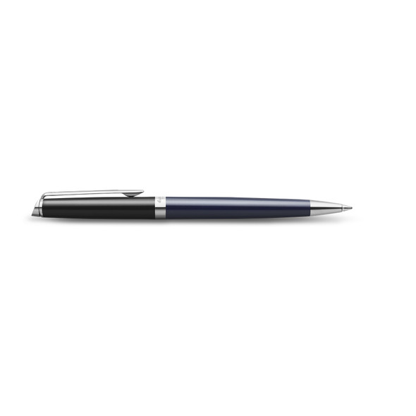 Black and Blue Lacquer Palladium Trim Ballpoint Pen Medium Tip Waterman Hemisphere Black and Blue Lacquer Palladium Trim Ballpoint Pen Medium Tip Waterman Hemisphere