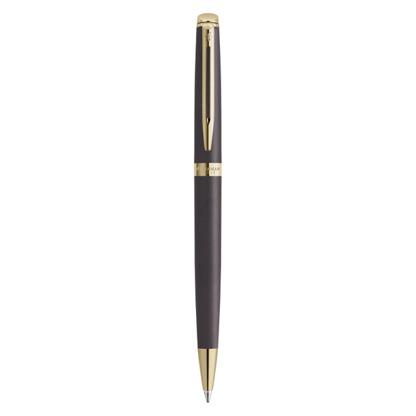 Waterman Hemisphere Metallic Black Gold Trim Ballpoint Pen Medium Tip Waterman Hemisphere Metallic Black Gold Trim Ballpoint Pen Medium Tip