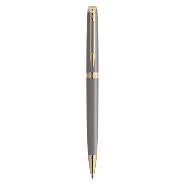 Waterman Hemisphere Metallic Grey Gold Trim Ballpoint Pen Medium Tip Waterman Hemisphere Metallic Grey Gold Trim Ballpoint Pen Medium Tip