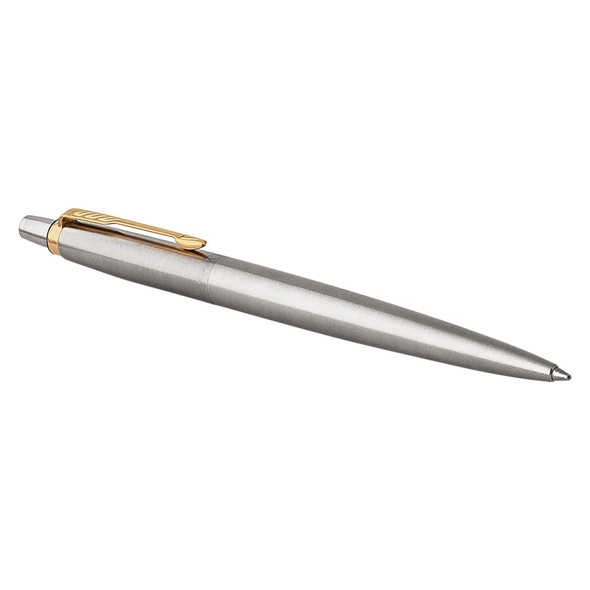 Stainless Steel Gold Trim Parker Gel Pen Jotter