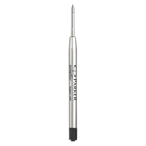 Quinkflow Ballpoint Pen Black Refill Pack of 3 Parker Medium Tip Quinkflow Ballpoint Pen Black Refill Pack of 3 Parker Medium Tip