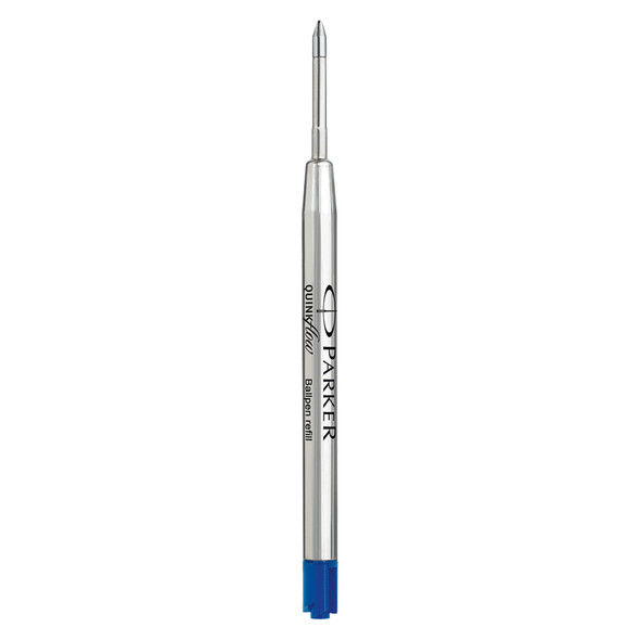 Quinkflow Ballpoint Pen Blue Refill Pack of 3 Parker Medium Tip Quinkflow Ballpoint Pen Blue Refill Pack of 3 Parker Medium Tip