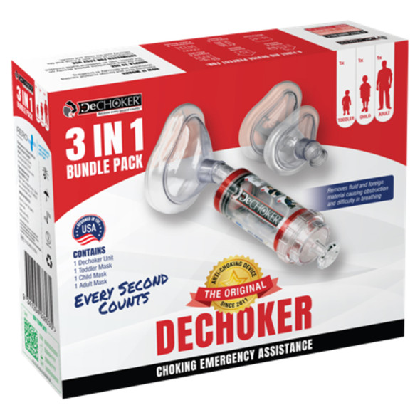 Dechoker 3-in-1 Bundle - 1 Adult, 1 Child, 1 Toddler Dechoker 3-in-1 Bundle - 1 Adult, 1 Child, 1 Toddler