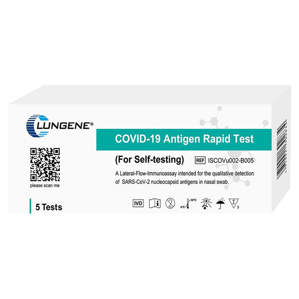 Nasal Rapid Antigen COVID-19 Self-Test Pack of 5 Nasal Rapid Antigen COVID-19 Self-Test Pack of 5