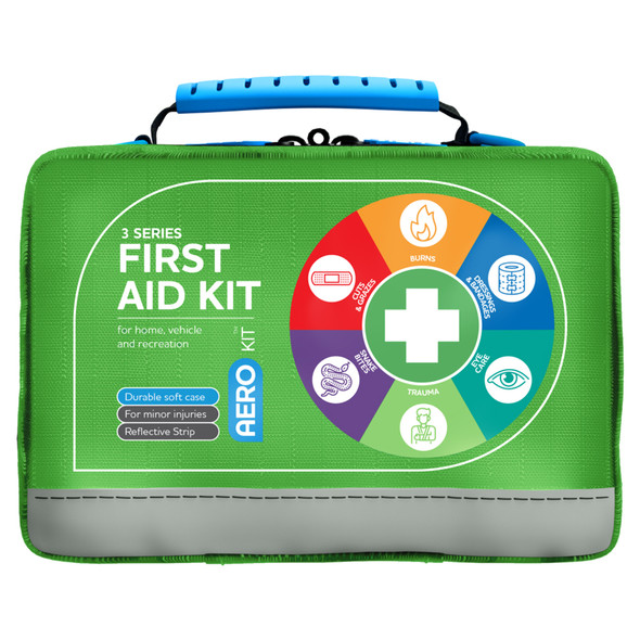 3 Series First Aid Kit Softpack Green AeroKit 3 Series First Aid Kit Softpack Green AeroKit