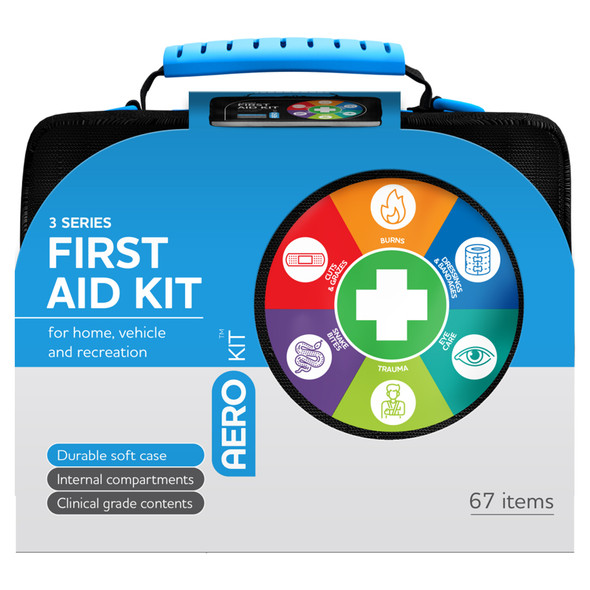 AeroKit 3 Series First Aid Kit Softpack Black AeroKit 3 Series First Aid Kit Softpack Black