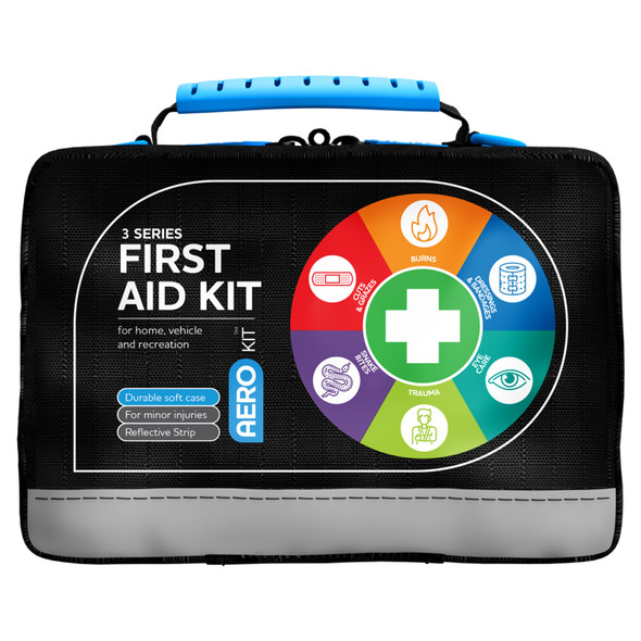 3 Series First Aid Kit Softpack Black AeroKit 3 Series First Aid Kit Softpack Black AeroKit