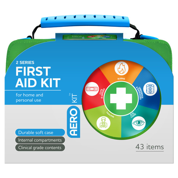 AeroKit 2 Series First Aid Kit Softpack Green AeroKit 2 Series First Aid Kit Softpack Green