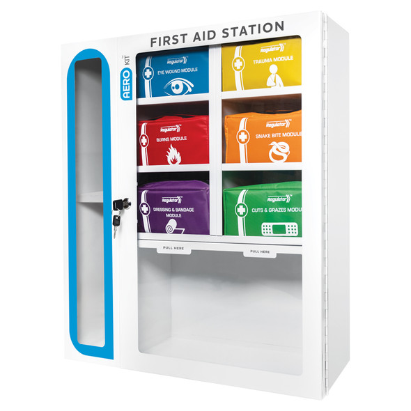AeroKit First Aid Station with 6 Modules 69 x 62.5 x 15.5cm AeroKit First Aid Station with 6 Modules 69 x 62.5 x 15.5cm