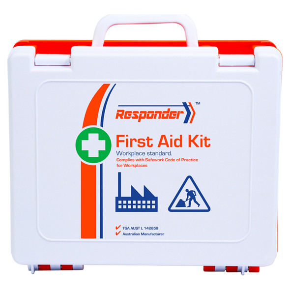 Custom 4 Series Plastic Rugged First Aid Kit 27 x 9 x 23cm Custom 4 Series Plastic Rugged First Aid Kit 27 x 9 x 23cm