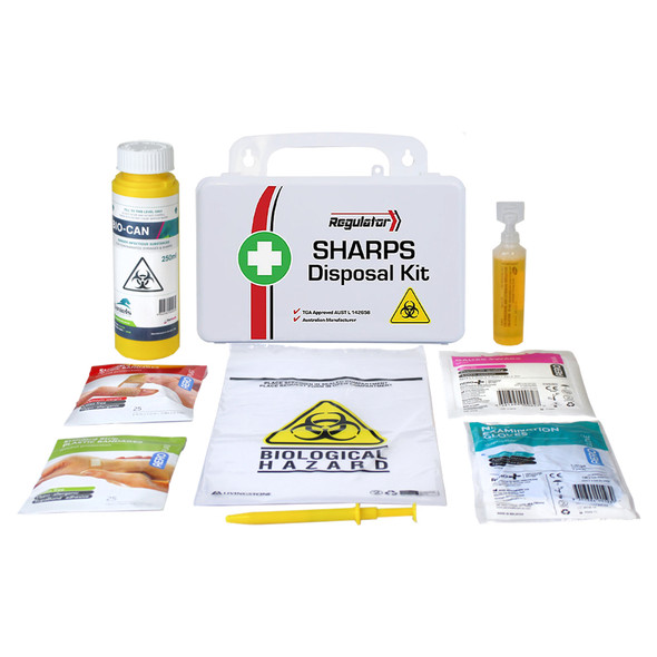 Disposal Kit 21 x 7.5 x 13cm Custom Sharps Disposal Kit 21 x 7.5 x 13cm Custom Sharps