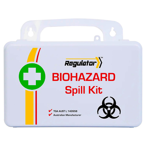 Custom Biohazard Plastic Spill Kit 21 x 7.5 x 13cm Custom Biohazard Plastic Spill Kit 21 x 7.5 x 13cm