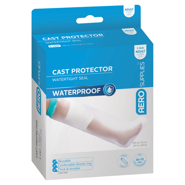 AeroSupplies Cast Protector Adult Long Leg AeroSupplies Cast Protector Adult Long Leg