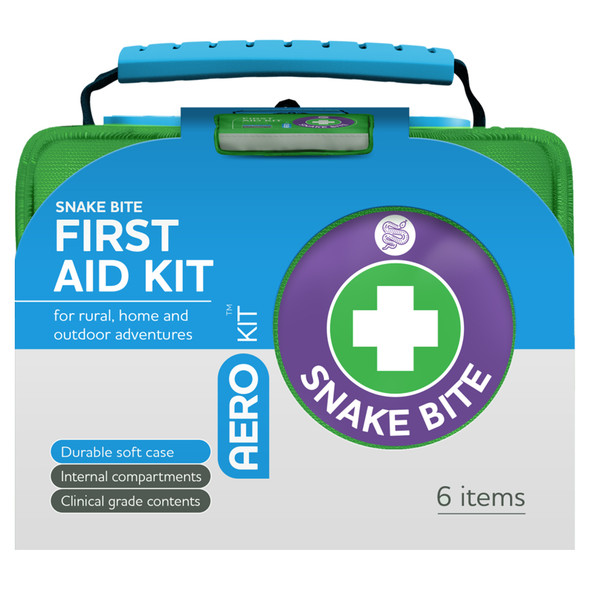 AeroKit Snake Bite First Aid Kit Softpack Green AeroKit Snake Bite First Aid Kit Softpack Green