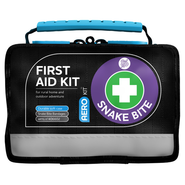 Snake Bite First Aid Kit Softpack Black AeroKit