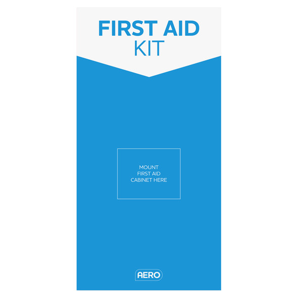 Aero First Aid Station Poly Sign Aero First Aid Station Poly Sign