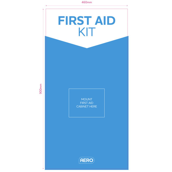 First Aid Station Poly Sign Aero First Aid Station Poly Sign Aero