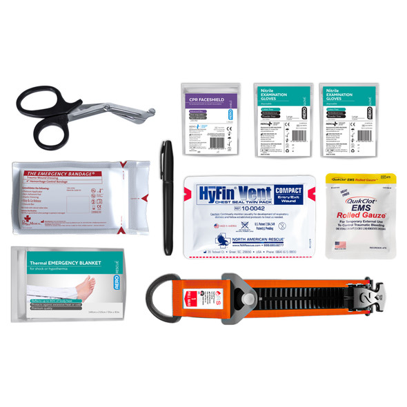 RapidStop Medium Bleeding Control Kit Plastic Pouch RapidStop Medium Bleeding Control Kit Plastic Pouch