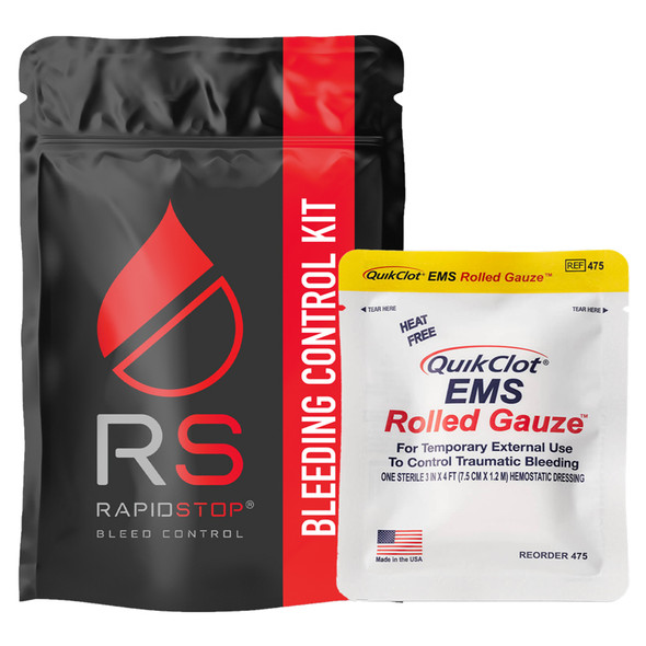 RapidStop Bleeding Control Kit Plastic Pouch Small RapidStop Bleeding Control Kit Plastic Pouch Small