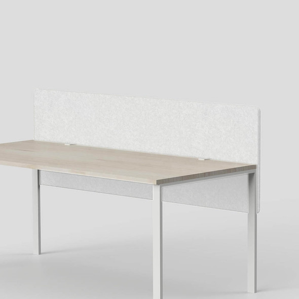 SANA Altitude Dual Above and Below Desk Screen 1200 x 12 x 600mm Frost SANA Altitude Dual Above and Below Desk Screen 1200 x 12 x 600mm Frost