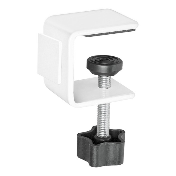 SANA Desk Screen Clamp Dual Type 4 White Pack of 2 SANA Desk Screen Clamp Dual Type 4 White Pack of 2