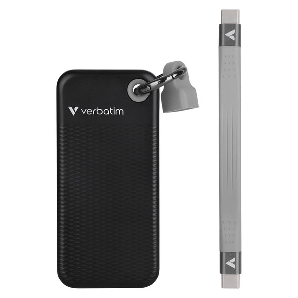 Pocket SSD USB 3.2 Gen 2 1TB Black/Grey Verbatim Pocket SSD USB 3.2 Gen 2 1TB Black/Grey Verbatim