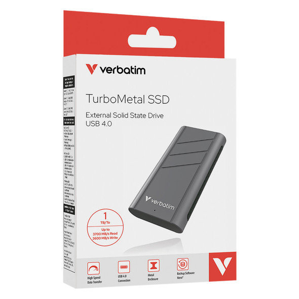 Verbatim TurboMetal SSD USB 4.0 1TB