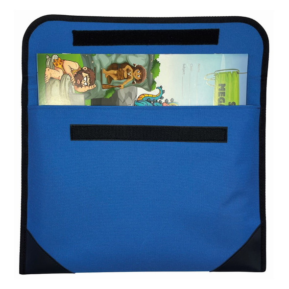 Library Bag Blue with Black Reinforced Corners Pack of 20 Writer Library Bag Blue with Black Reinforced Corners Pack of 20 Writer