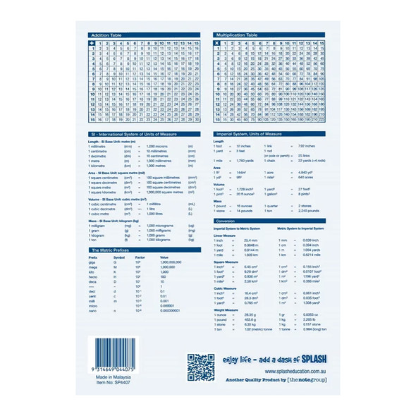 A4 Exercise Book 192 Page 8mm Ruled + Red Margin Pack of 20 Splash Education A4 Exercise Book 192 Page 8mm Ruled + Red Margin Pack of 20 Splash Education