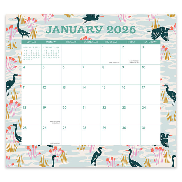 2026 Catching Colours Magnetic Monthly Pad Calendar Orange Circle 2026 Catching Colours Magnetic Monthly Pad Calendar Orange Circle