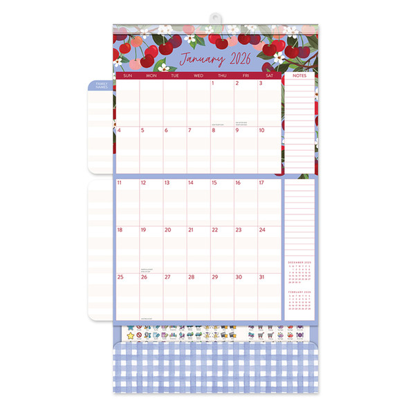 2026 Fruit and Flora Do It All Wall Calendar Orange Circle 2026 Fruit and Flora Do It All Wall Calendar Orange Circle