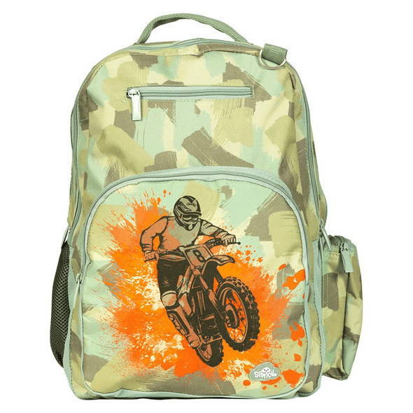 Spencil Camo Biker Big Kids Backpack 45 x 35 x 18cm Spencil Camo Biker Big Kids Backpack 45 x 35 x 18cm